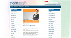 Desktop Screenshot of poezishqip.com